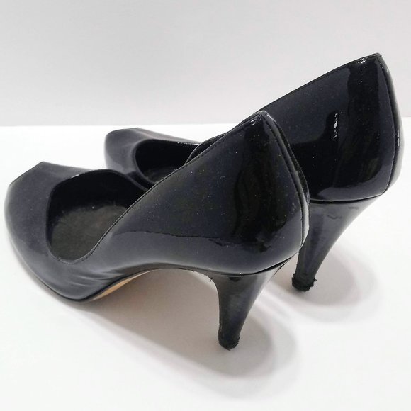 Kate Spade Classic Peep Toe Heels Pumps 7B Black - Picture 3 of 6
